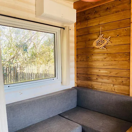 Chalet 3 Chambres Bassin Arcachon - Camping- Parc Aquatique Dağ evi *