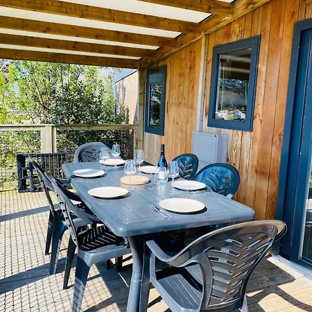 Chalet 3 Chambres Bassin Arcachon - Camping- Parc Aquatique Gujan-Mestras